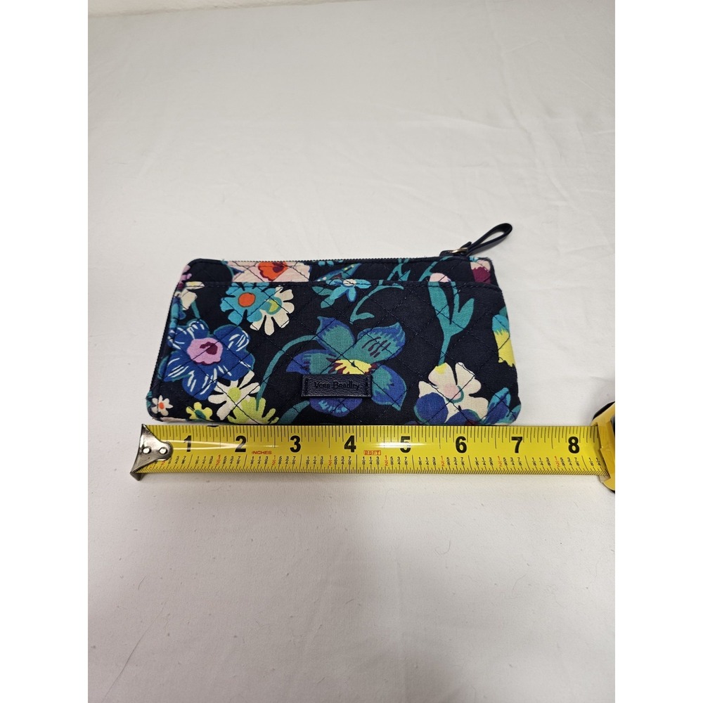 Vera Bradley‎ 7" Wallet Blue/Flowers